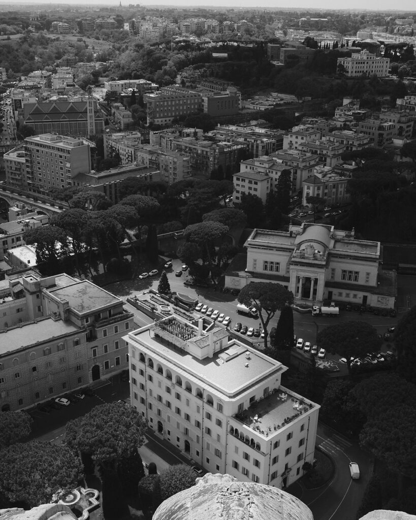 Rome seen from above